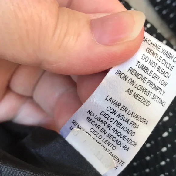 Studio 1 Petite Black Tweed Mock Pocket Blazer - Picture 9 of 12